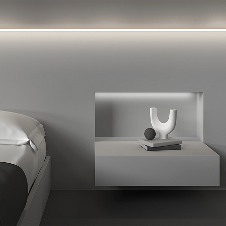 Встраиваемый профиль со скрытым фланцем Maytoni Led Strip ALM-3611-S-2M 636001
