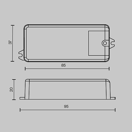 Диммер 96-288Вт/192Вт 12-48В Maytoni Zigbee 771002