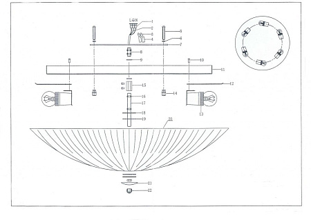 Потолочный светильник Lightstar Zucche 820860