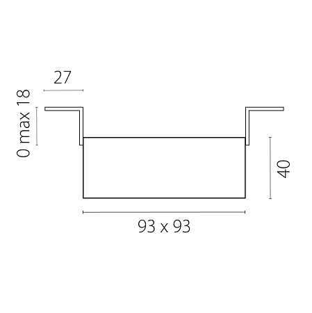 Светильник встраиваемый Lightstar Domino G214507 Светильник встраиваемый Lightstar Domino G214507