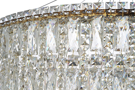 Люстра хрустальная светодиодная Arti Lampadari Ovindoli L 1.5.80+40.100 G Люстра хрустальная светодиодная Arti Lampadari Ovindoli L 1.5.80+40.100 G