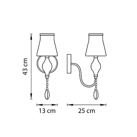 Бра Lightstar Escica 806610 Бра Lightstar Escica 806610