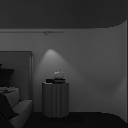 Трековый магнитный светодиодный светильник Maytoni Radity Focus LED TR103-1-5W3K-M-W Трековый магнитный светодиодный светильник Maytoni Radity Focus LED TR103-1-5W3K-M-W