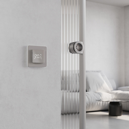 Рамка на 1 пост Werkel Split дымчатый/белый, стекло soft-touch W0013067 a067259