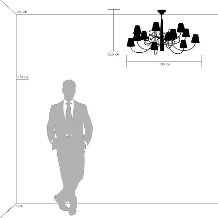Потолочная люстра Lightstar Vortico 814133 Потолочная люстра Lightstar Vortico 814133