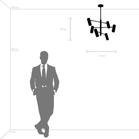 Люстра на штанге Lightstar Roma 718263 Люстра на штанге Lightstar Roma 718263