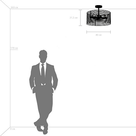 Потолочная люстра Lightstar Zeta 728043