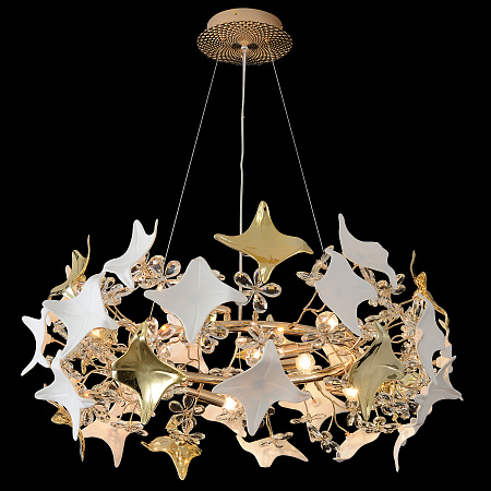 Люстра подвесная Crystal Lux LETISIA SP8 GOLD