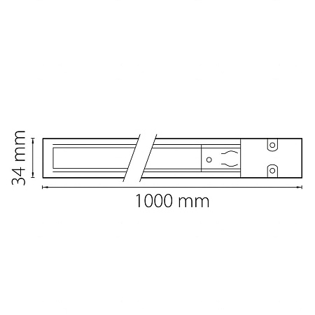 Шинопровод трехфазный Lightstar Barra 504016