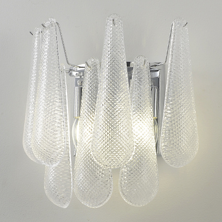 Светильник настенный Crystal Lux FONTAIN AP2 CHROME