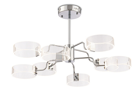 Люстра на штанге светодиодная Freya Eva FR6039CL-L64CH Люстра на штанге светодиодная Freya Eva FR6039CL-L64CH