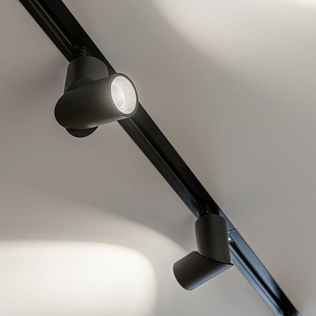 Трековый однофазный светодиодный светильник Elektrostandard Corner Черный 15W 4200K LTB33 (a043418)