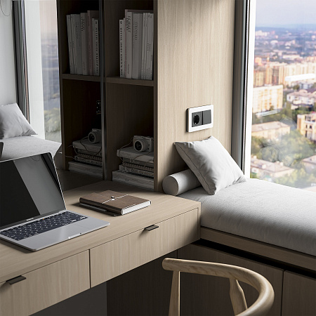 Рамка на 2 поста Werkel Split белый/черный, soft-touch W0023068 a067989 Рамка на 2 поста Werkel Split белый/черный, soft-touch W0023068 a067989