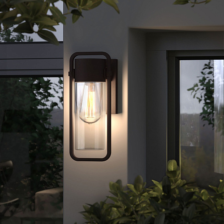 Уличный светильник на стену Elektrostandard Lab 35001/D коричневый a061044 Уличный светильник на стену Elektrostandard Lab 35001/D коричневый a061044