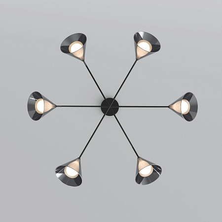 Люстра подвесная Eurosvet Enigma 70161/6 черный a069046 Люстра подвесная Eurosvet Enigma 70161/6 черный a069046