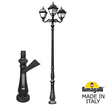 Парковый светильник FUMAGALLI TABOR ADAM/SIMON 2L U33.205.M30.AYH27 Парковый светильник FUMAGALLI TABOR ADAM/SIMON 2L U33.205.M30.AYH27