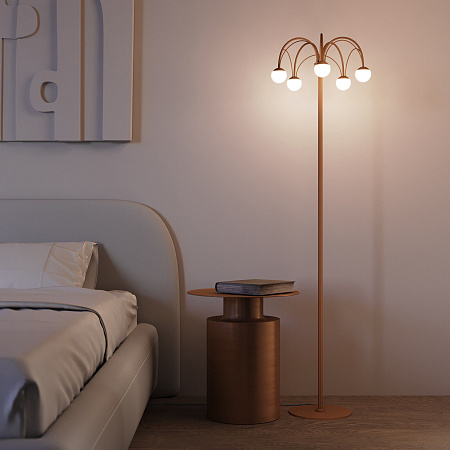 Торшер светодиодный Eurosvet Ragno 90194 золото a070273 Торшер светодиодный Eurosvet Ragno 90194 золото a070273