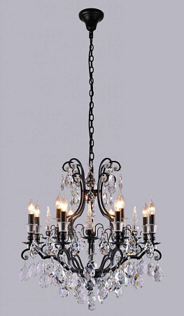 Хрустальная люстра Crystal Lux MAGNIFICO SP13 BLACK/TRANSPARENT Хрустальная люстра Crystal Lux MAGNIFICO SP13 BLACK/TRANSPARENT