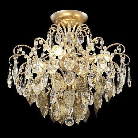 Люстра потолочная Crystal Lux ESMIRALDA PL4 GOLD