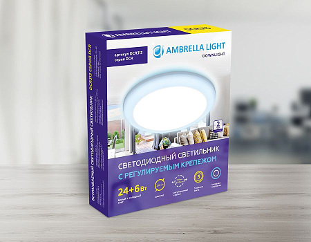 Светодиодная панель Ambrella Light Downlight DCR313 Светодиодная панель Ambrella Light Downlight DCR313