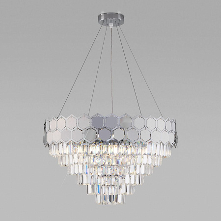 Хрустальная люстра Eurosvet Ariana 10124/8 хром a054443 Хрустальная люстра Eurosvet Ariana 10124/8 хром a054443