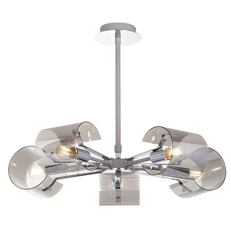 Люстра на штанге Freya Seona FR5024PL-05GR Люстра на штанге Freya Seona FR5024PL-05GR