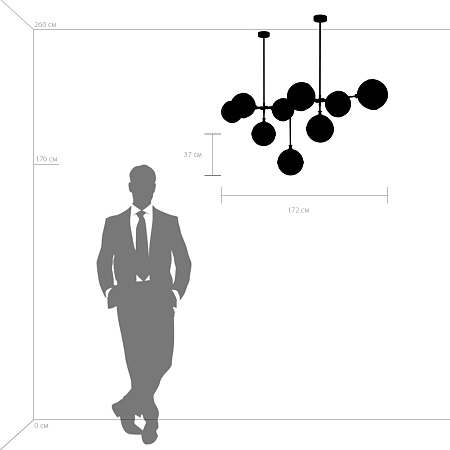 Потолочная люстра Lightstar Globo 813191 Потолочная люстра Lightstar Globo 813191
