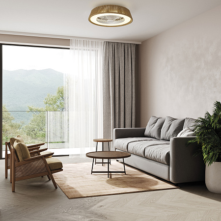 Люстра с вентилятором светодиодная Mantra POLINESIA 8229 Люстра с вентилятором светодиодная Mantra POLINESIA 8229