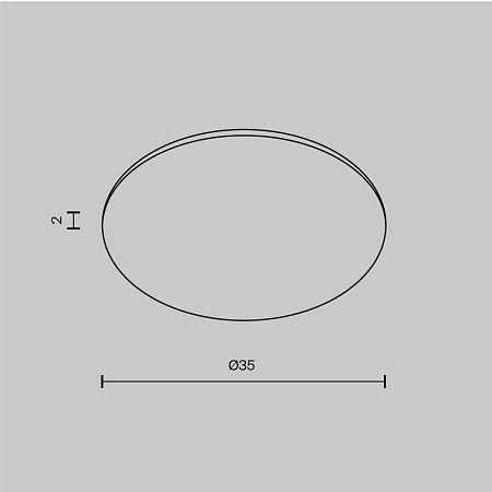Стекло для встраиваемого светильника Maytoni Dip Glass001-D35 Стекло для встраиваемого светильника Maytoni Dip Glass001-D35
