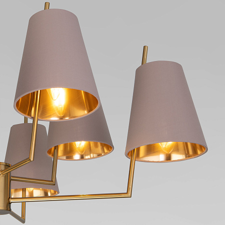 Люстра на штанге Eurosvet Topanga 60173/8 латунь a069018 Люстра на штанге Eurosvet Topanga 60173/8 латунь a069018