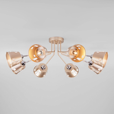 Люстра потолочная Eurosvet Benna 70105/8 шампань a044933