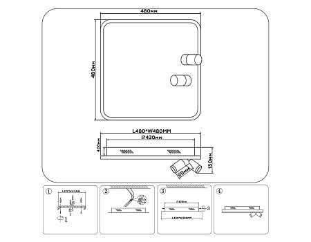 Спот светодиодный Ambrella light FL FL5115 Спот светодиодный Ambrella light FL FL5115