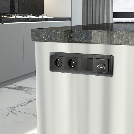 Рамка на 4 поста Werkel Elite черный W0042448 Рамка на 4 поста Werkel Elite черный W0042448