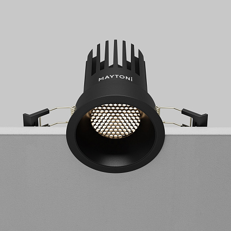Светильник встраиваемый светодиодный Maytoni Dip DL117-15W-4K-B