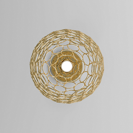 Светильник подвесной светодиодный Eurosvet Ruche 90380/1 золото a069063 Светильник подвесной светодиодный Eurosvet Ruche 90380/1 золото a069063