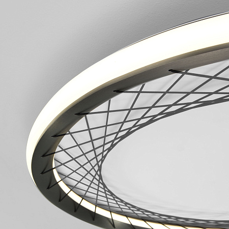 Светильник потолочный светодиодный Eurosvet Parafe 40023/1 LED серый a069304 Светильник потолочный светодиодный Eurosvet Parafe 40023/1 LED серый a069304