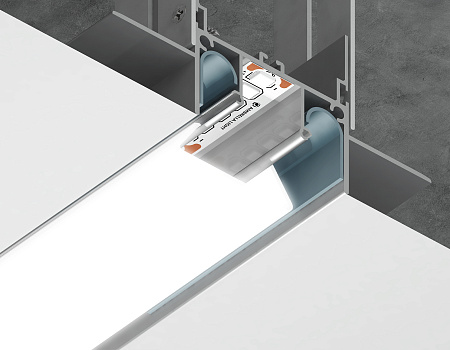 Профиль под натяжной потолок для ленты Ambrella light ILLUMINATION GP4000AL Профиль под натяжной потолок для ленты Ambrella light ILLUMINATION GP4000AL