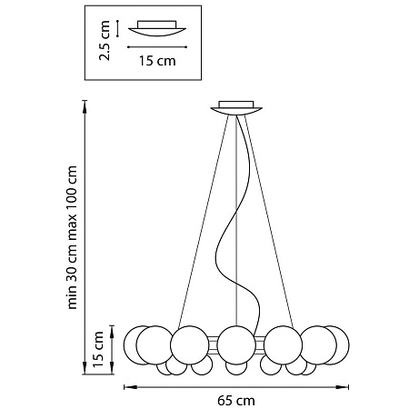 Подвесная люстра Lightstar Sferetta 801124 Подвесная люстра Lightstar Sferetta 801124