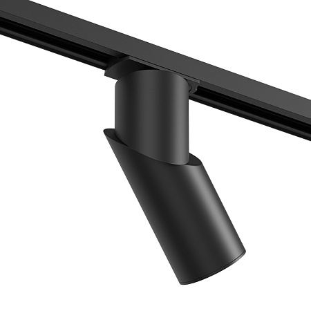 Трековый однофазный светильник Denkirs Slant DK6080-BK