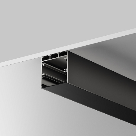 Рассеиватель для профиля 35×35 (Чёрный, 2 м), Maytoni ALM-35-B-DF-2M 642040 Рассеиватель для профиля 35×35 (Чёрный, 2 м), Maytoni ALM-35-B-DF-2M 642040