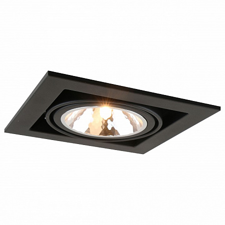 Светильник встраиваемый Arte Lamp Cardani Semplice A5949PL-1BK