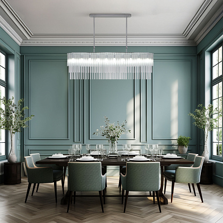 Люстра на штанге Bogates Allure 487/10 хром