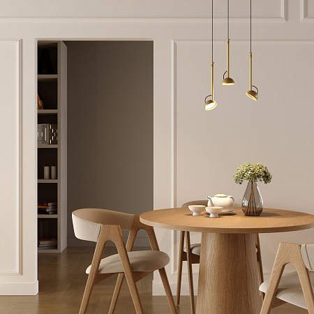 Светильник подвесной светодиодный Elektrostandard Join 50313 LED 7W 4000K латунь a068618