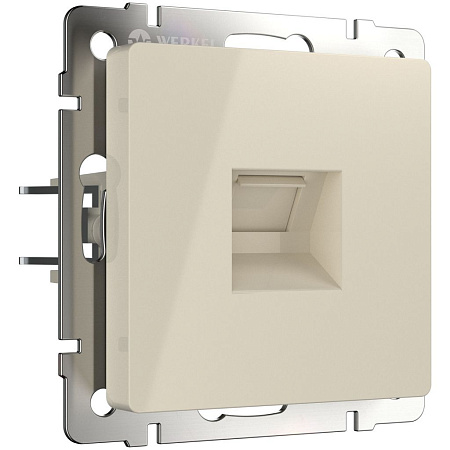 Телефонная розетка RJ-11 слоновая кость Werkel W1182003 4690389155888 a051492