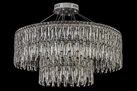 Люстра хрустальная светодиодная Arti Lampadari Ovindoli L 1.5.80+40.100 N Люстра хрустальная светодиодная Arti Lampadari Ovindoli L 1.5.80+40.100 N