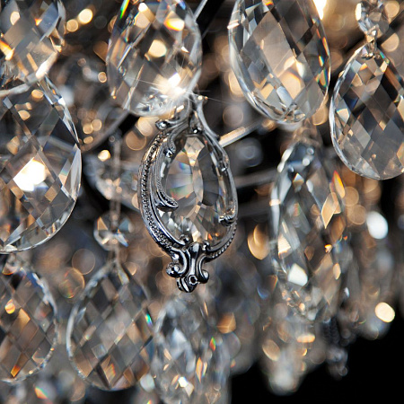 Хрустальная люстра Eurosvet Crystal 10080/6 хром/прозрачный хрусталь Strotskis 00000081824 Хрустальная люстра Eurosvet Crystal 10080/6 хром/прозрачный хрусталь Strotskis 00000081824