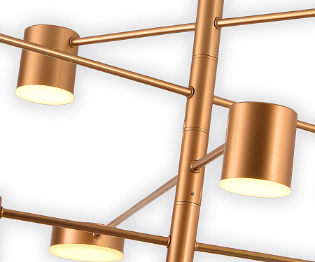 Люстра на штанге светодиодная Kink Light Мекли 07650-8,33(3000K) 00019007 Люстра на штанге светодиодная Kink Light Мекли 07650-8,33(3000K) 00019007