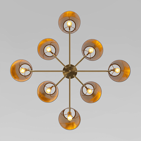 Люстра на штанге Eurosvet Topanga 60173/8 латунь a069018 Люстра на штанге Eurosvet Topanga 60173/8 латунь a069018