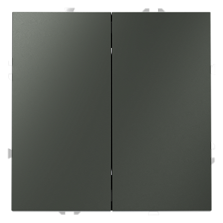 Проходной переключатель встраиваемый VOLTUM S70 двухклавишный (титан) VLS020306 Проходной переключатель встраиваемый VOLTUM S70 двухклавишный (титан) VLS020306