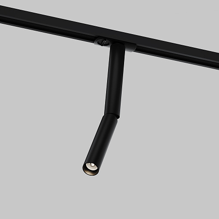 Трековый однофазный светодиодный светильник  Maytoni Unity Focus T TR142-1-6W3K-B